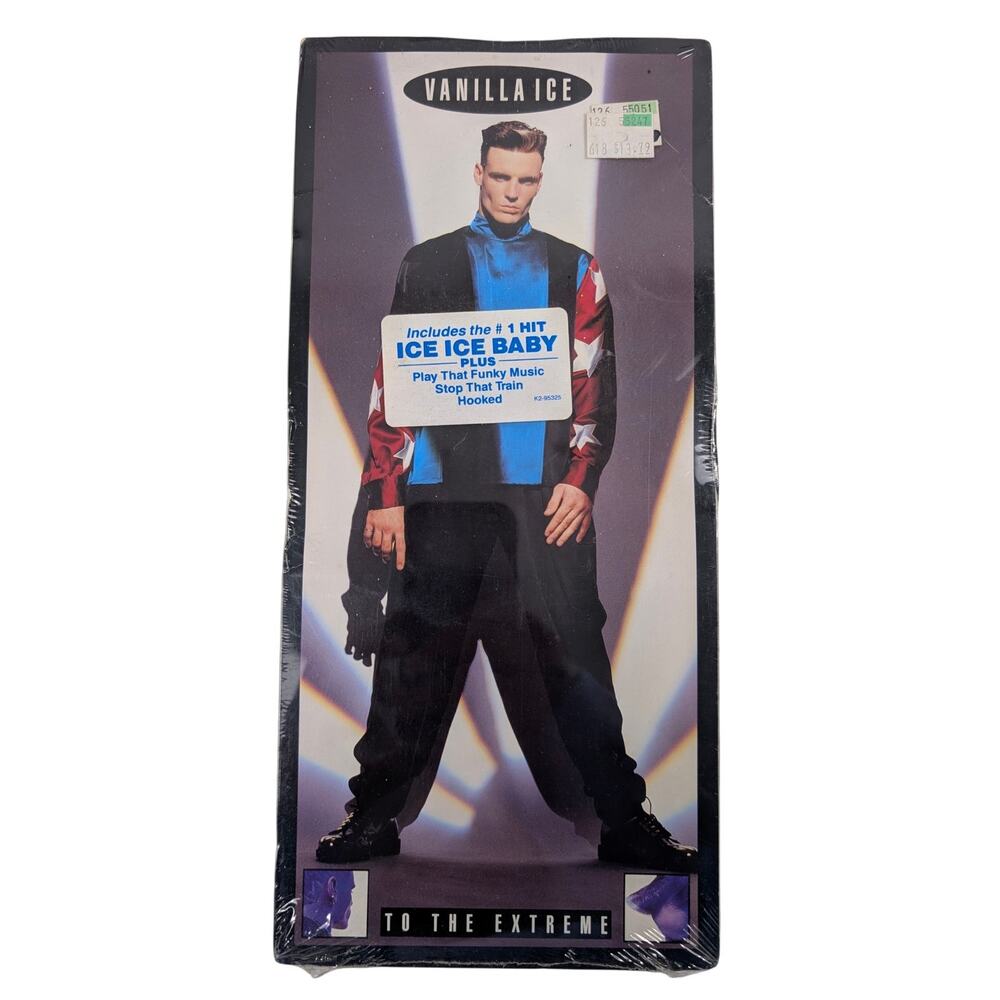 Vanilla Ice‎ To The Extreme 1990 Long Box CD Factory Sealed Ice Ice Baby Vintage